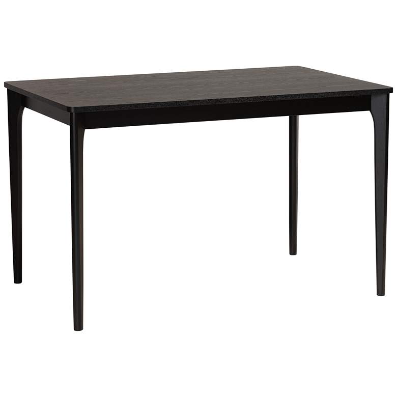 Image 2 Sherwin 47 1/4" Wide Black Rectangular Dining Table