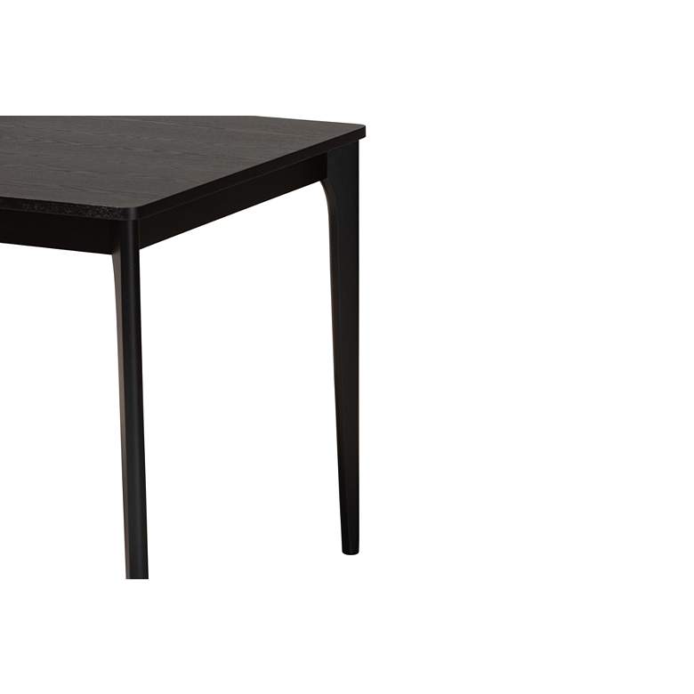 Image 3 Sherwin 47 1/4" Wide Black Rectangular Dining Table more views