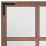 Sherwood Matte Brown Wood 23 1/2" x 35 1/2" Wall Mirror