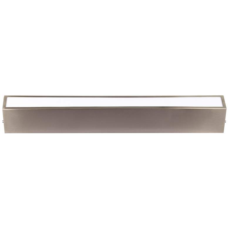 Image 1 Shield 30" Wide Brushed Nickel Vanity Bath Bar