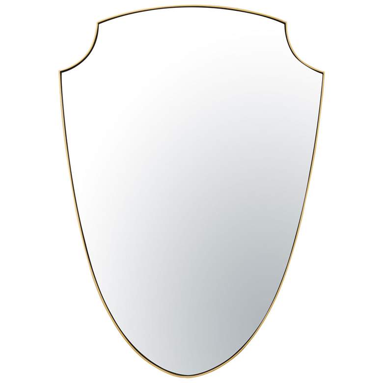 Image 1 Shield Your Eyes 24x34 Mirror - Gold