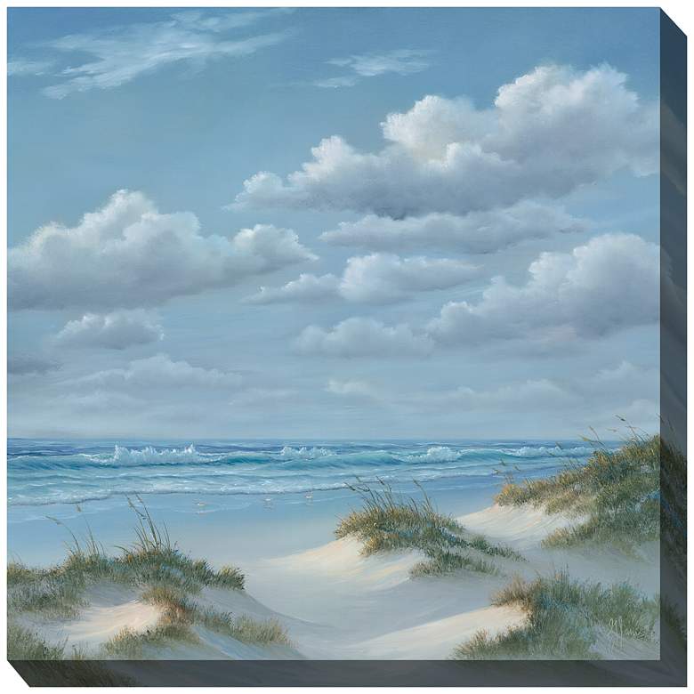 Image 2 Shifting Sands 24" Square Outdoor Canvas Wall Art