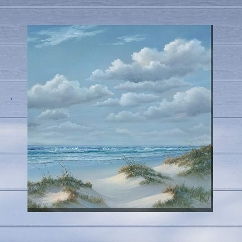 Image 1 Shifting Sands 24" Square Outdoor Canvas Wall Art