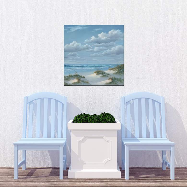 Image 3 Shifting Sands 24" Square Outdoor Canvas Wall Art more views