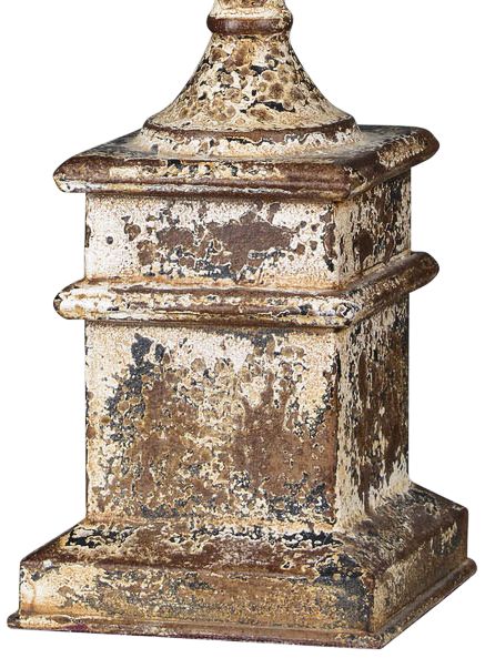 shiloh weathered metal lamp