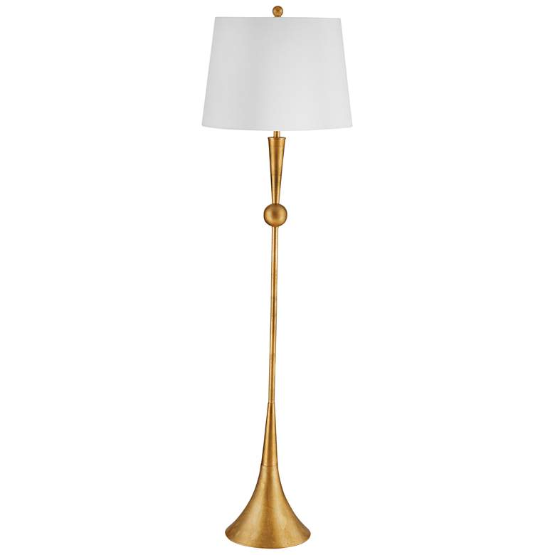 Image 1 Shilpa Gold Leaf Floor Lamp