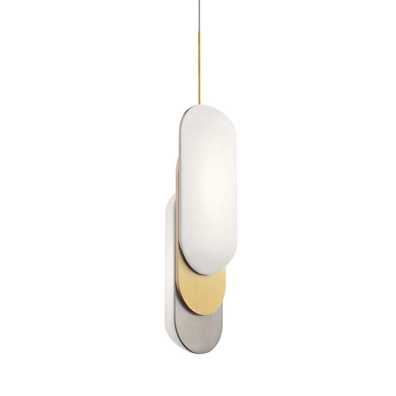 Image 4 Shima Champagne Gold Contemporary Pendant Light more views