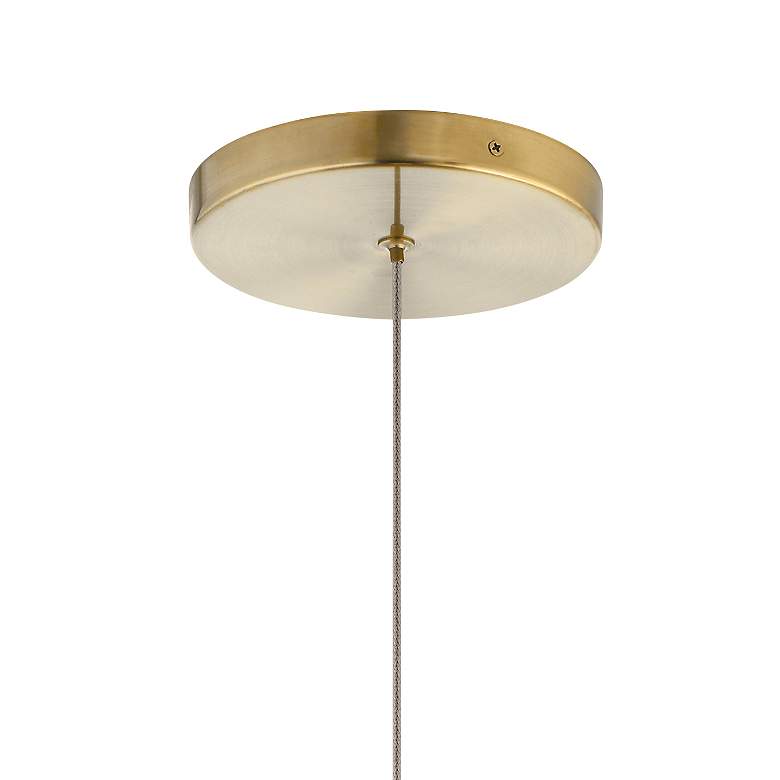 Image 6 Shima Champagne Gold Contemporary Pendant Light more views