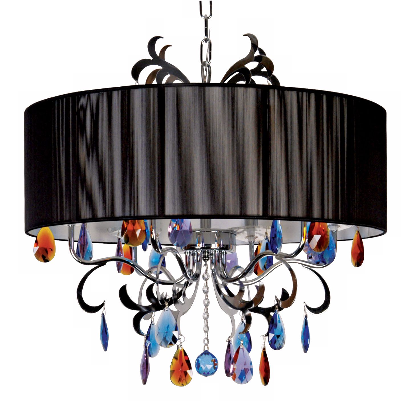 Shimmer 23 1/2" Wide Colored Crystal Chandelier