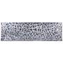 Shimmering Cascade 3D Polished Steel Abstract Metal Wall Art