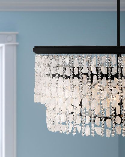 Shimmering Elegance 36" Wide Sand Coal 9-Light Chandelier