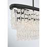 5_Shimmering Elegance 48"W Sand Coal 5-Light Island Chandelier more views