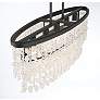 6_Shimmering Elegance 48"W Sand Coal 5-Light Island Chandelier more views