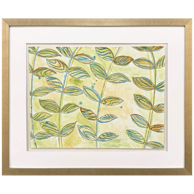 Image 1 Shimmering Garden I 37"W x 31"H Framed Art