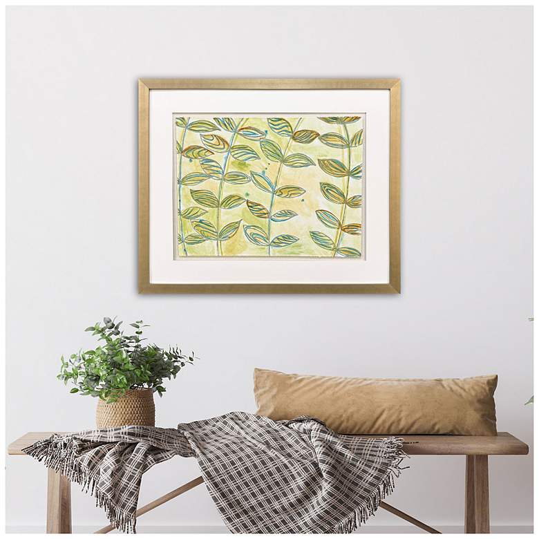 Image 4 Shimmering Garden I 37"W x 31"H Framed Art more views