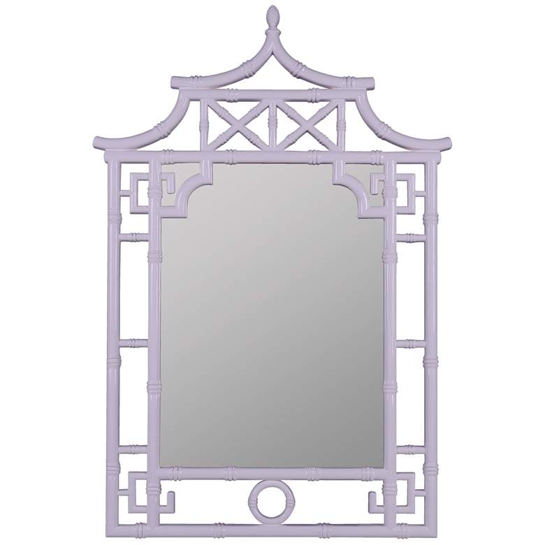 Image 2 Shing French Lilac 28" x 42" Pagoda Wall Mirror