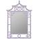 Shing French Lilac 28" x 42" Pagoda Wall Mirror