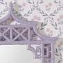 3_Shing French Lilac 28" x 42" Pagoda Wall Mirror more views