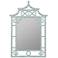 Shing Windy Skys 28 1/4" x 42" Pagoda Wall Mirror