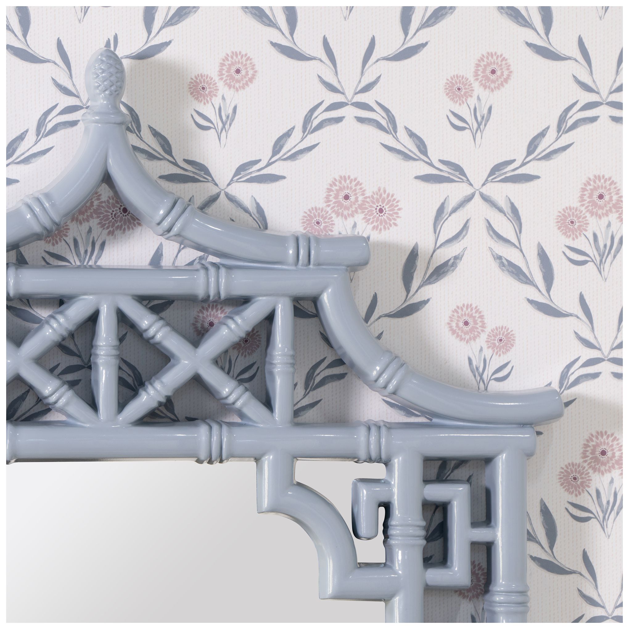 Image 3 Shing Windy Skys 28 1/4" x 42" Pagoda Wall Mirror more views