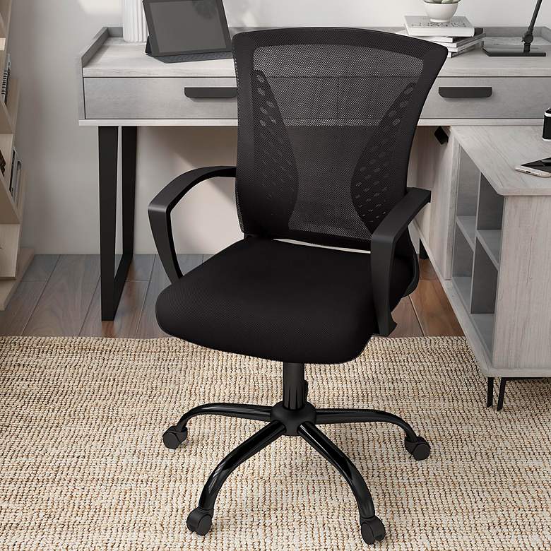 Image 1 Shirehampton Black Mesh Adjustable Office Chair