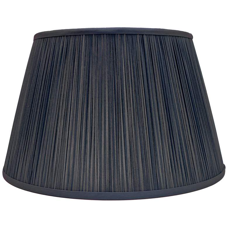 Image 1 Shirred Slate Chandelier Shade 3x4.5x4.75x4.75 (Clip-On)