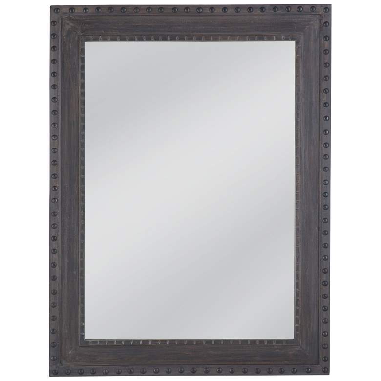 Image 1 Shiva Dark Gray 32" x 42" Rectangular Wall Mirror