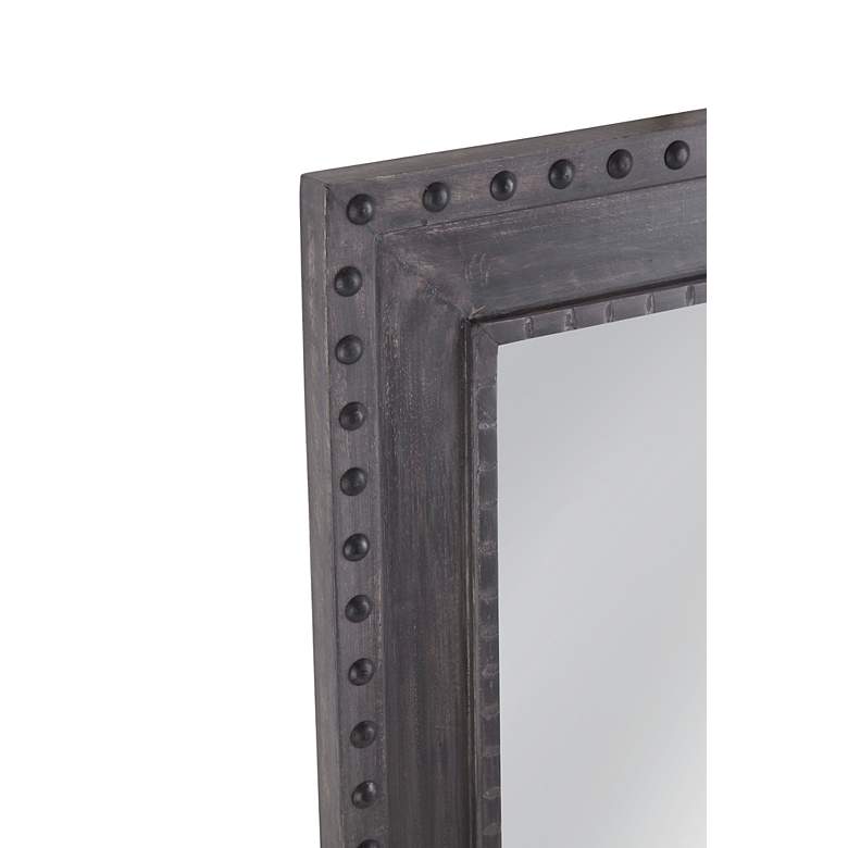 Image 3 Shiva Dark Gray 32" x 42" Rectangular Wall Mirror more views