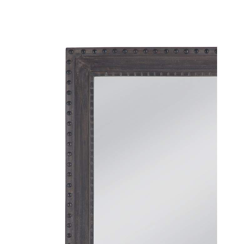 Image 4 Shiva Dark Gray 32" x 42" Rectangular Wall Mirror more views