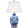 Shiyan Blue and White Porcelain Table Lamp