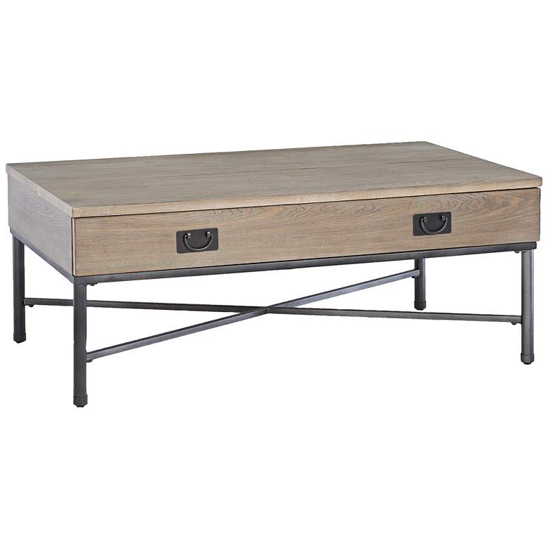 Image 1 Shoal Creek 48 inch Wide Gray Ash Cocktail Table with Lift Top