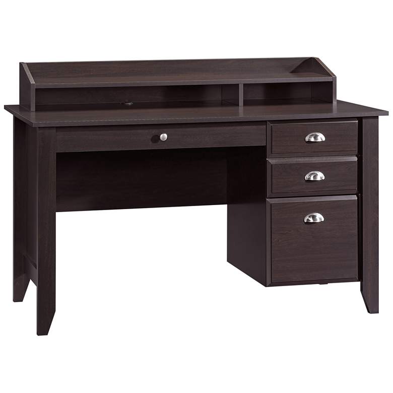 Image 2 Shoal Creek 53 1/4" Wide Jamocha Wood 4-Drawer Office Desk