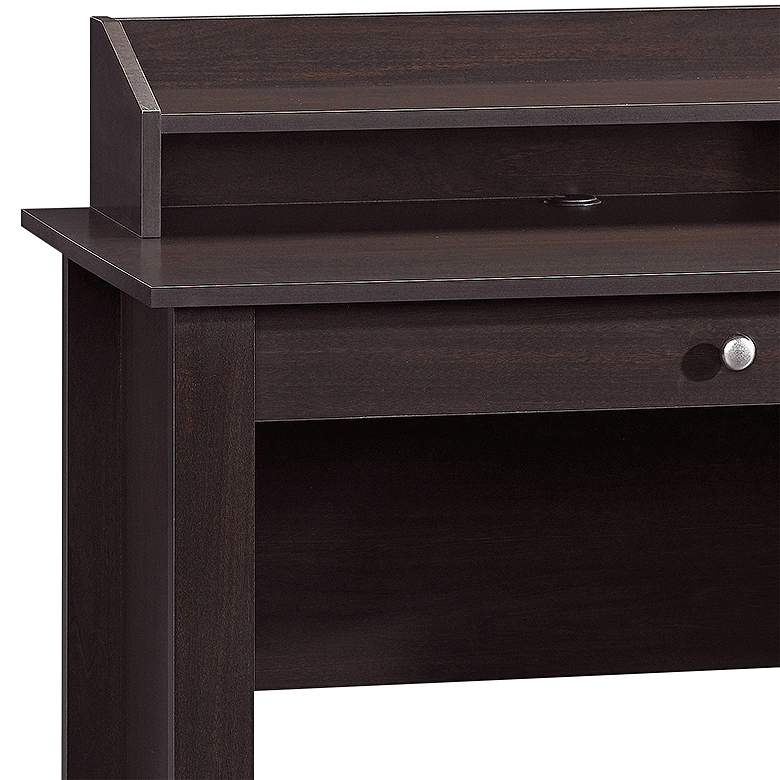 Image 3 Shoal Creek 53 1/4" Wide Jamocha Wood 4-Drawer Office Desk more views