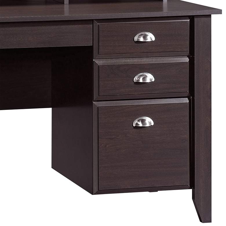 Image 4 Shoal Creek 53 1/4" Wide Jamocha Wood 4-Drawer Office Desk more views