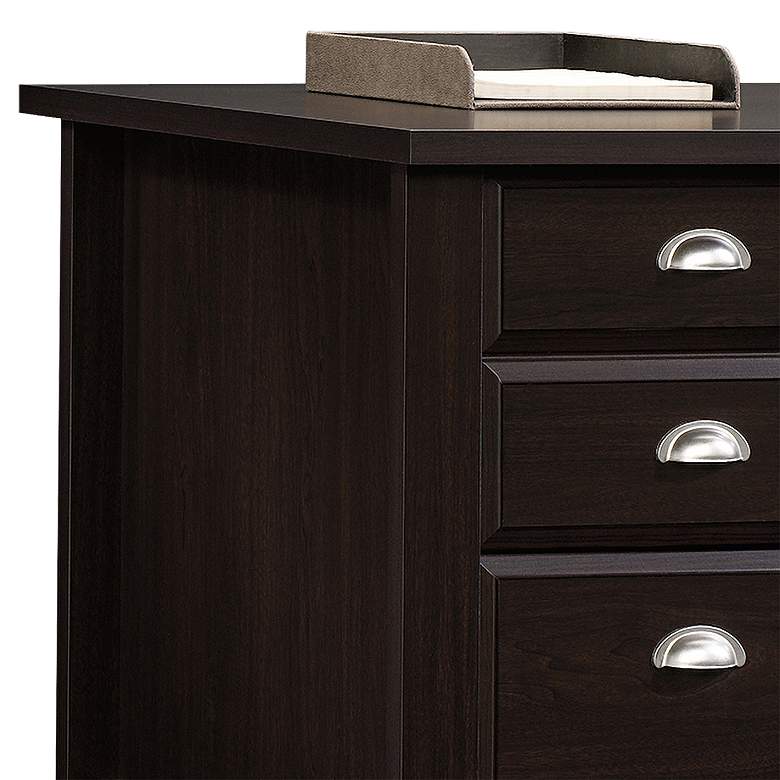 Image 3 Shoal Creek 65 1/4""W Jamocha Wood 6-Drawer Executive Desk more views
