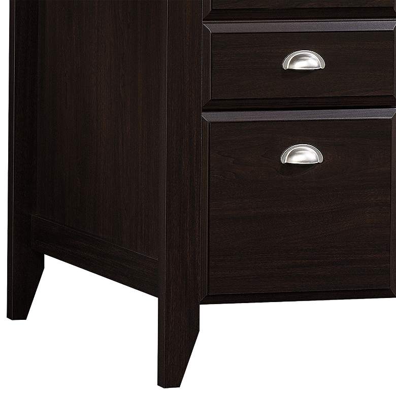 Image 4 Shoal Creek 65 1/4""W Jamocha Wood 6-Drawer Executive Desk more views