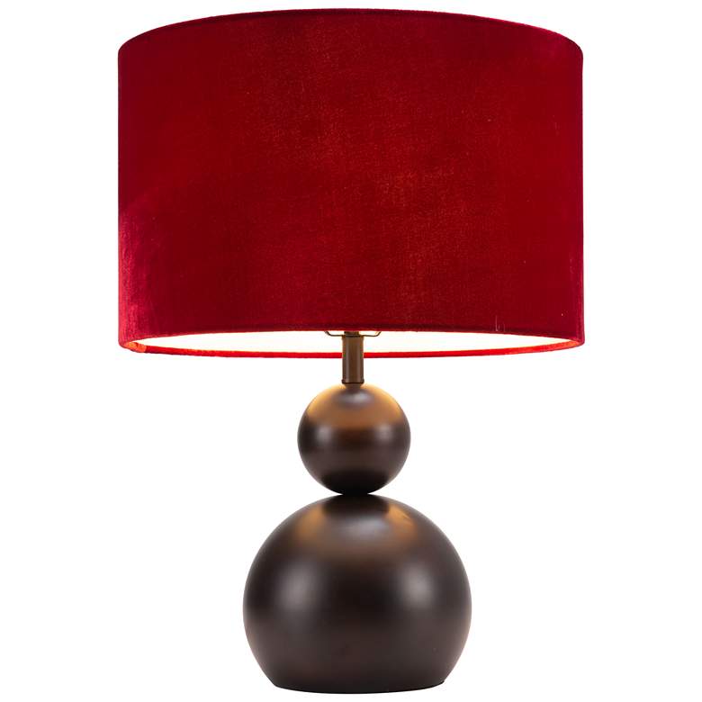 Image 1 Shobu Table Lamp Red