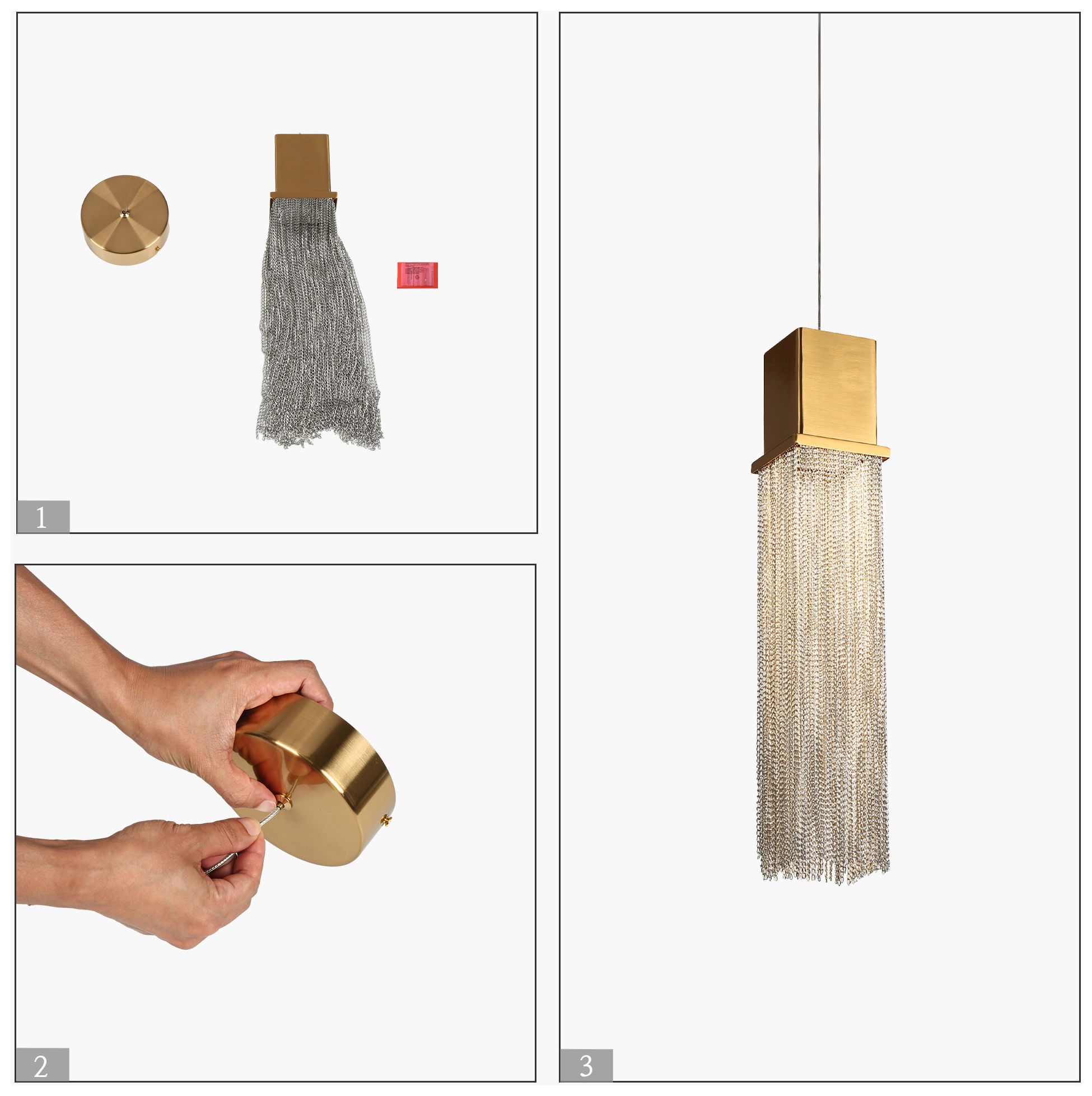 Shoebill 3 1/2" Wide Plating Brass LED Mini Pendant