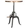 Shohan 30" Wide Adjustable Height Copper Iron Crank Table