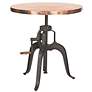 Thumbnail2 of Shohan 30" Wide Adjustable Height Copper Iron Crank Table more views