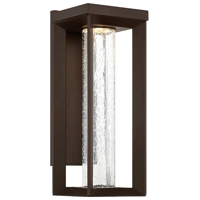 Image 1 Shore Pointe 19" High Oil Rubbed Bronze LED Outdoor Wall Light