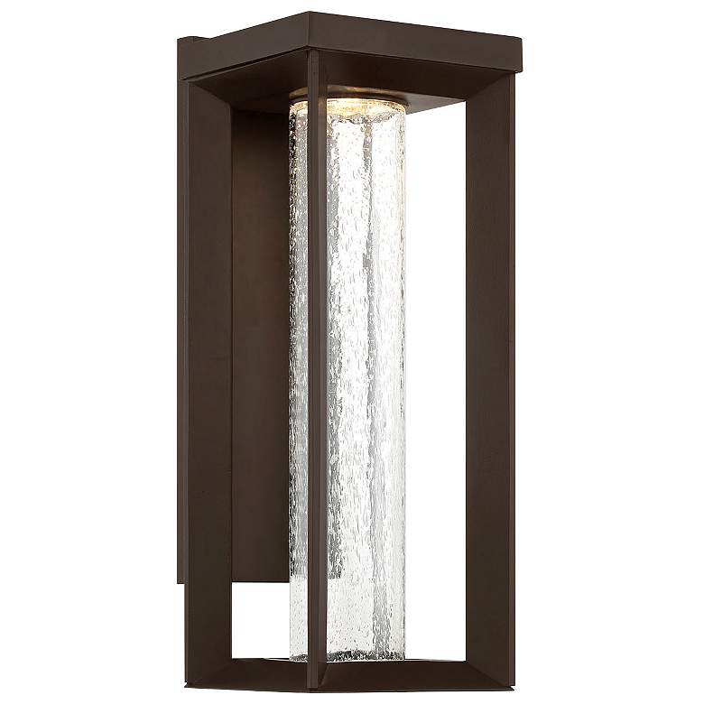 Image 1 Shore Pointe 19 inch High Oil Rubbed Bronze LED Outdoor Wall Light