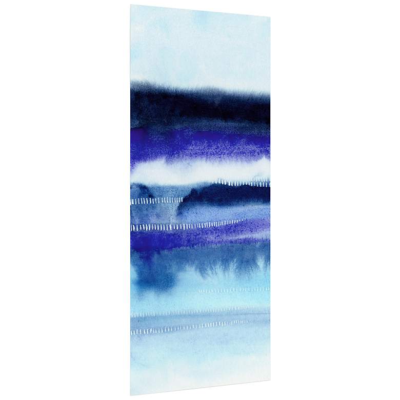 Image 4 Shorebreak Abstract 63"H 2-Piece Glass Graphic Wall Art Set more views