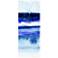 Shorebreak Abstract B 63"H Tempered Glass Graphic Wall Art