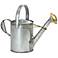 Short-Necked Galvanized Steel Watering Can