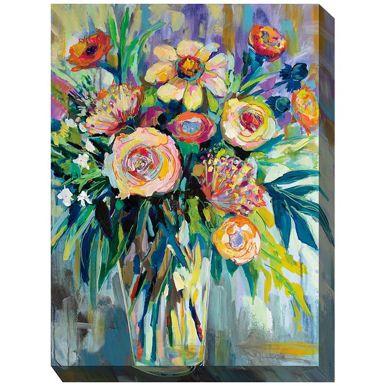 Image 1 Showoffs 40" High All-Weather Outdoor Canvas Wall Art