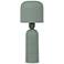 Shroom 15 1/2" High Matte Green Accent Table Lamp