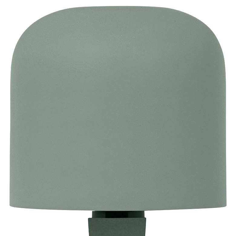 Image 2 Shroom 15 1/2" High Matte Green Accent Table Lamp more views