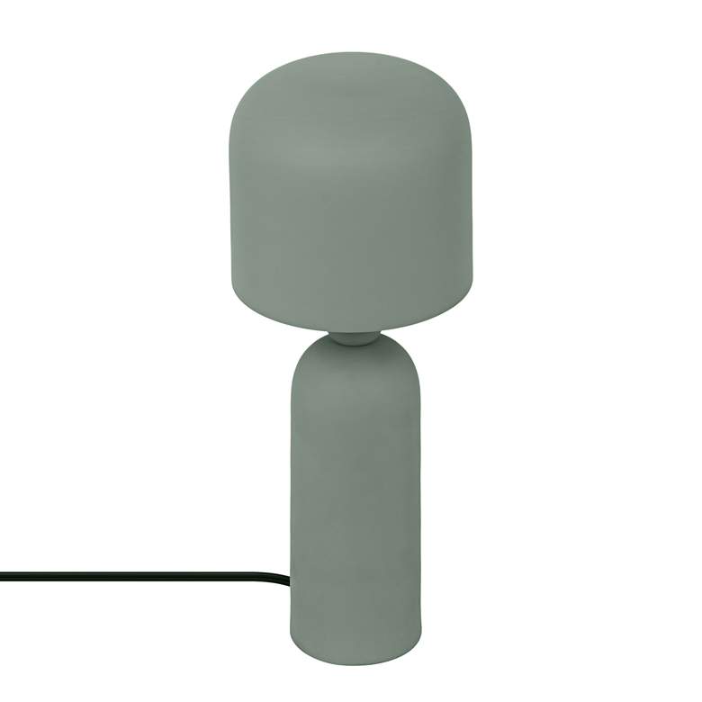 Image 4 Shroom 15 1/2" High Matte Green Accent Table Lamp more views