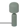 4_Shroom 15 1/2" High Matte Green Accent Table Lamp more views